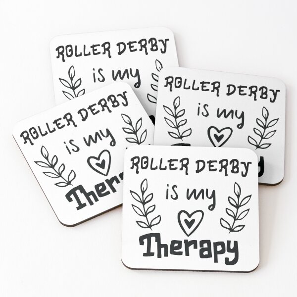 Artikelvorschau, Roller Derby ist meine Therapie entworfen und verkauft von Aerial Addicts.