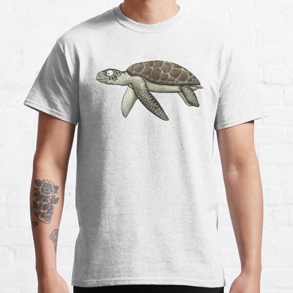 Loggerhead Sea Turtle Long Sleeve T-Shirt Medium / Navy