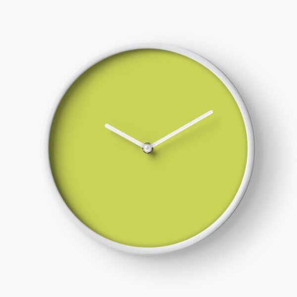 Sage Lemongrass Lime avocado Green Clock