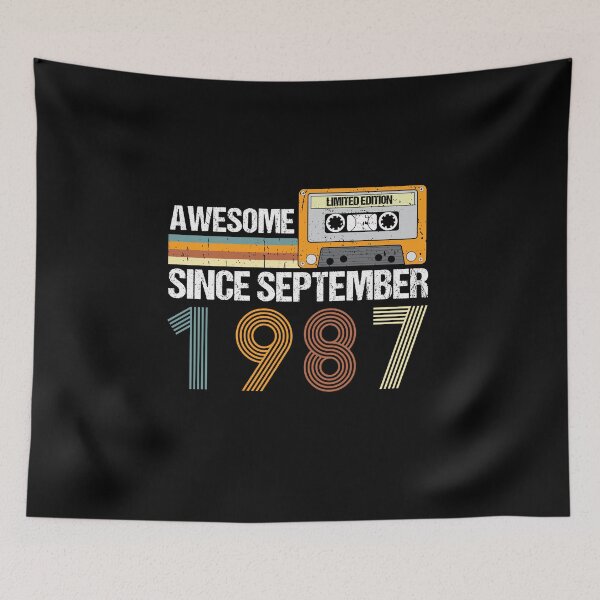 Item preview, Awesome Since September 1987 | 35th birthday | vintage September 1987 designed and sold by AMINE  ★★★★★.