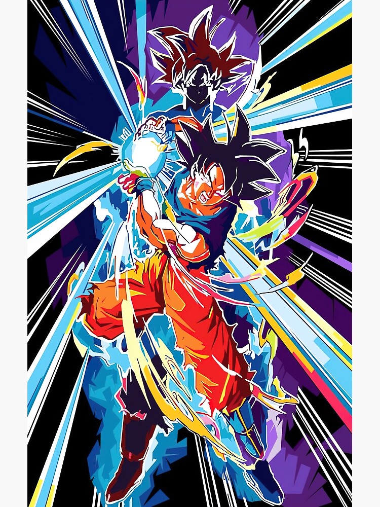 "goku Ultra Instinct" Poster For Sale By KarenThornton32 | Redbubble