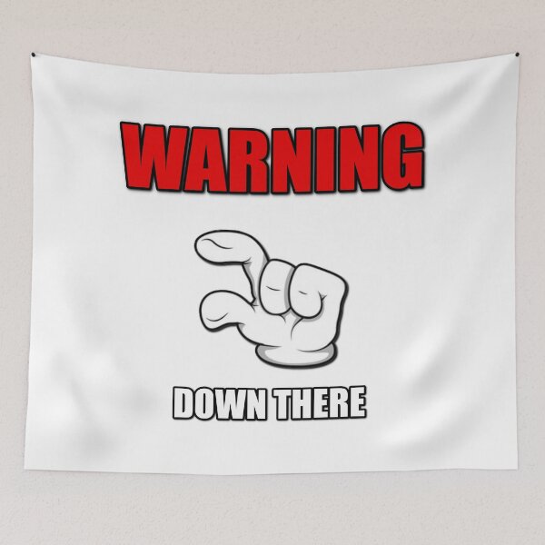 Item preview, Warning down there designed and sold by Old-Scratch.