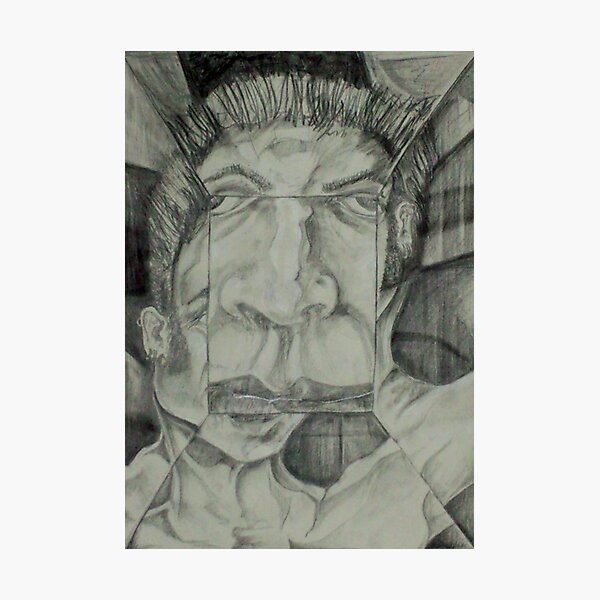 Item preview, Prismatic Self-portrait (Drawing)-  designed and sold by Robert Dye.