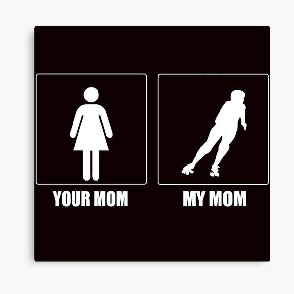 Item preview, Your Mom Vs My Roller Derby Mom designed and sold by Aerial Addicts.