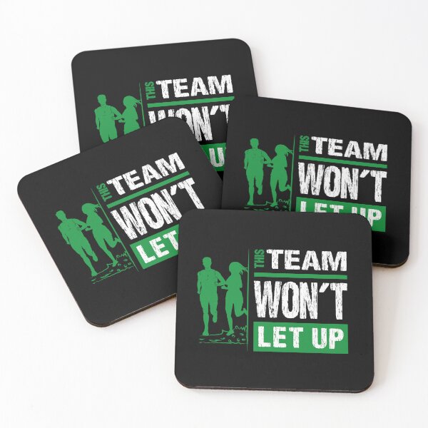 Item preview, This team won't let up for wife & husband runner & running motivation designed and sold by TheLuckyShirts.