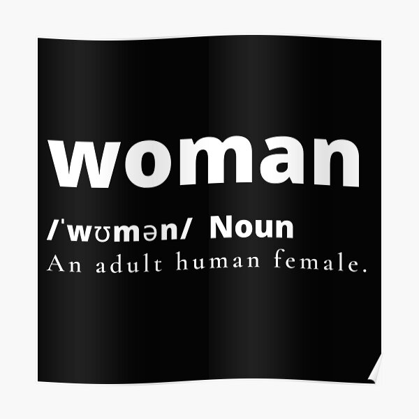 woman-definition-an-adult-human-female-poster-for-sale-by