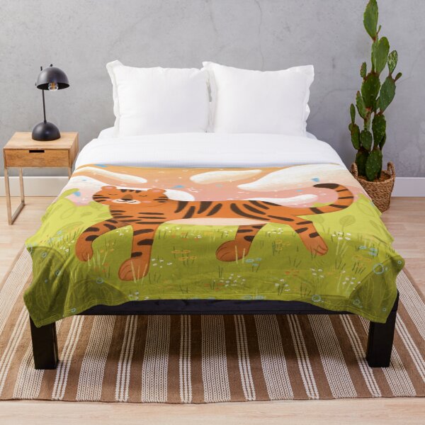 Item preview, Estampado Animal Ilustrado Tigre Feliz designed and sold by SleepyLilSloth.