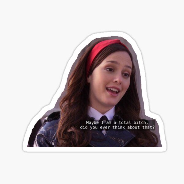 blair waldorf gossip girl Sticker