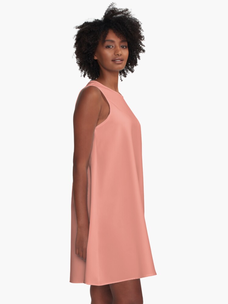 Coral peach clearance colour dress