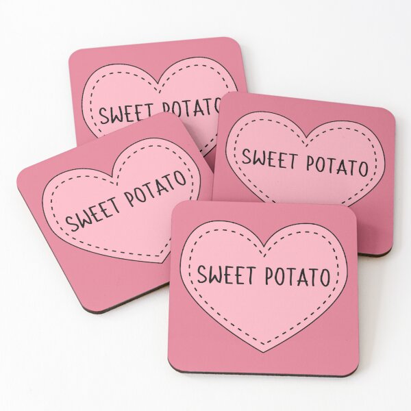 Item preview, Sweet Potato Cute Pink Cottagecore Heart Vegetable Food designed and sold by cashewdays.