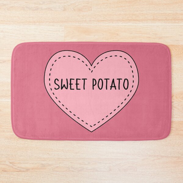 Item preview, Sweet Potato Cute Pink Cottagecore Heart Vegetable Food designed and sold by cashewdays.