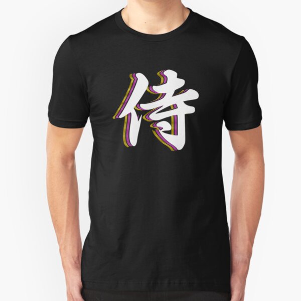 Samurai Kanji Art2 Slim Fit T-Shirt