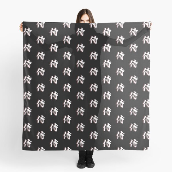 Samurai Kanji Art2 Scarf