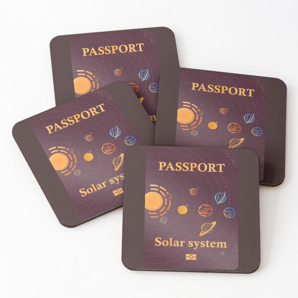 Item preview, Passport - Solar system - Red designed and sold by jc007.