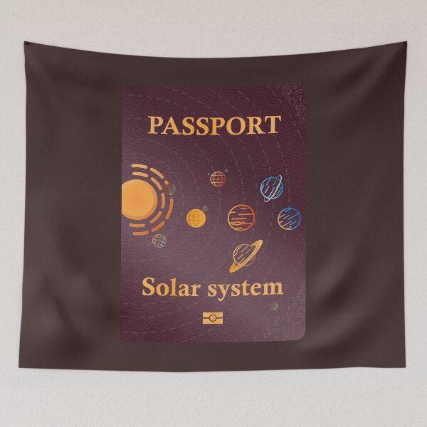 Item preview, Passport - Solar system - Red designed and sold by jc007.