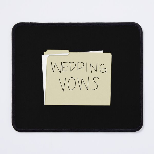 Item preview, wedding vows file. designed and sold by WalkerPoppy.