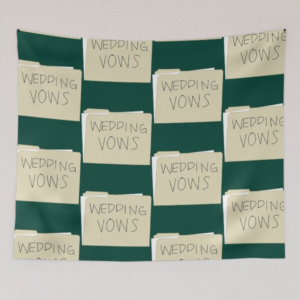 Item preview, wedding vows file. designed and sold by WalkerPoppy.
