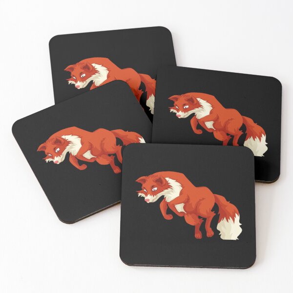Item preview, Running Foxes Sticker designed and sold by contawana1s.