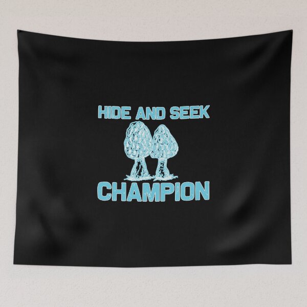 Item preview, Hide And Seek Champion Funny Mushroom Mycology Morel Hunters designed and sold by StrongShirts.