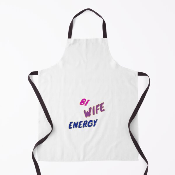 Item preview, Bi wife energy. Girl power, bisexual flag designed and sold by T-Look.