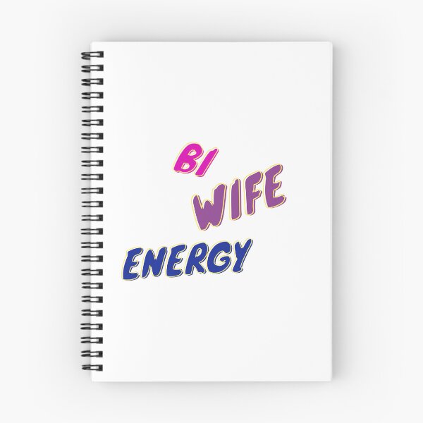 Item preview, Bi wife energy. Girl power, bisexual flag designed and sold by T-Look.