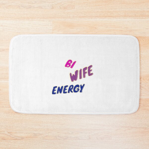 Item preview, Bi wife energy. Girl power, bisexual flag designed and sold by T-Look.