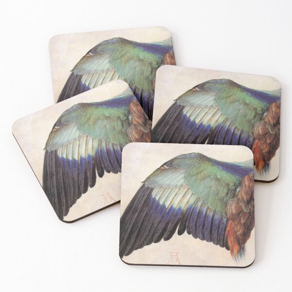 Item preview, Wing of a blue roller art by georgia O'keeffe classic poster  designed and sold by Golido.