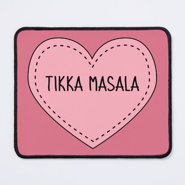 Item preview, Tikka Masala Cute Pink Cottagecore Heart Indian Food designed and sold by cashewdays.