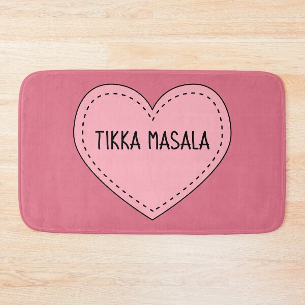 Item preview, Tikka Masala Cute Pink Cottagecore Heart Indian Food designed and sold by cashewdays.