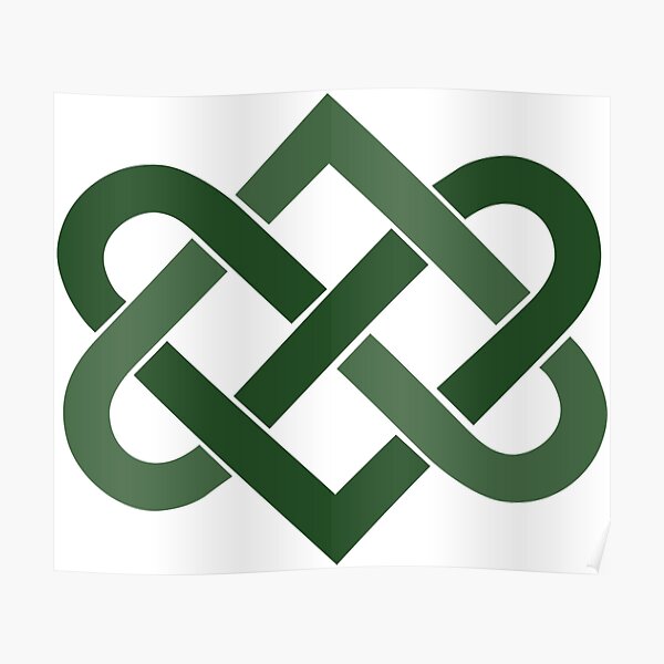 Download Celtic Love Knot Wall Art | Redbubble