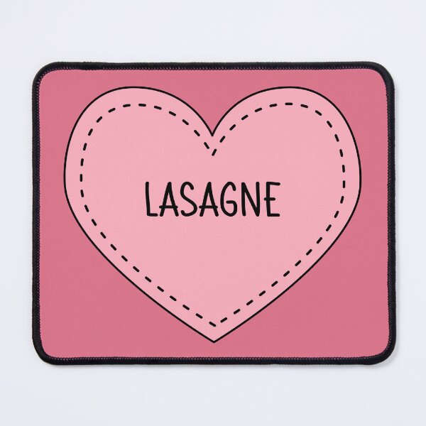 Item preview, Lasagne Cute Pink Cottagecore Heart Italian Food Pasta designed and sold by cashewdays.