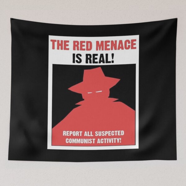 Item preview, The Red Menace Propaganda Poster designed and sold by GertrudPohl88.