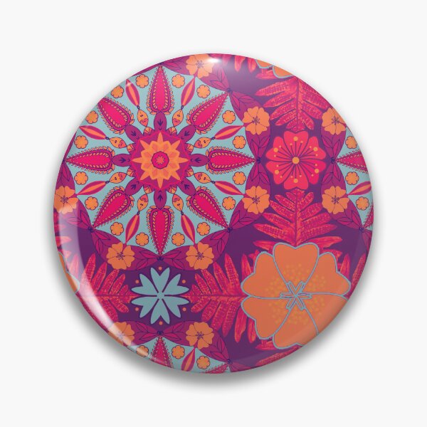 Item preview, Exotic mandala floral seamless pattern designed and sold by AleFairyland.