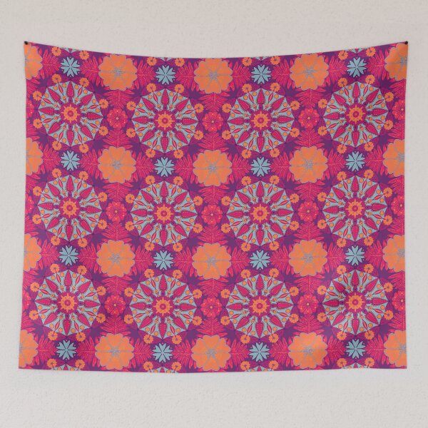 Item preview, Exotic mandala floral seamless pattern designed and sold by AleFairyland.