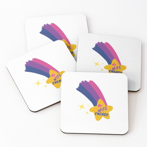 Item preview, Bi wife energy. Girl power, bisexual flag star designed and sold by T-Look.