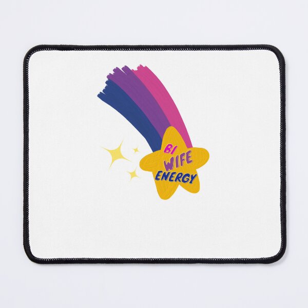 Item preview, Bi wife energy. Girl power, bisexual flag star designed and sold by T-Look.