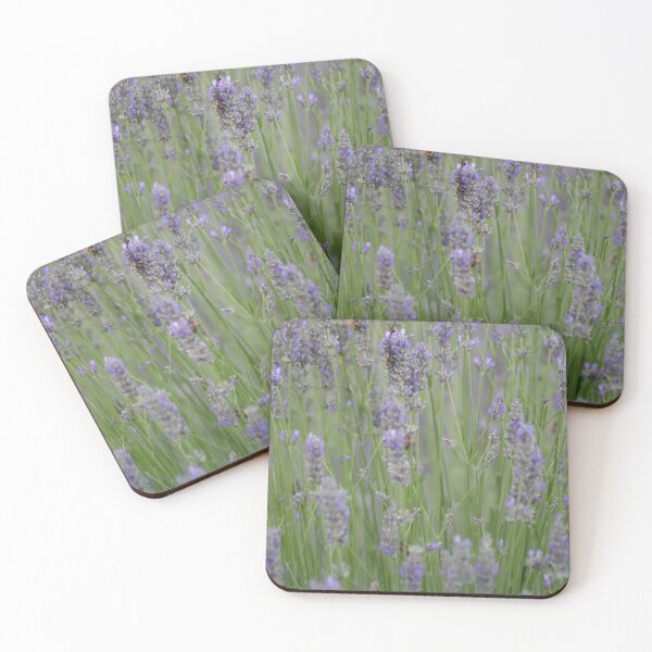Item preview, A Blur Of Beautiful Lavender Flowers Photograph designed and sold by taiche.
