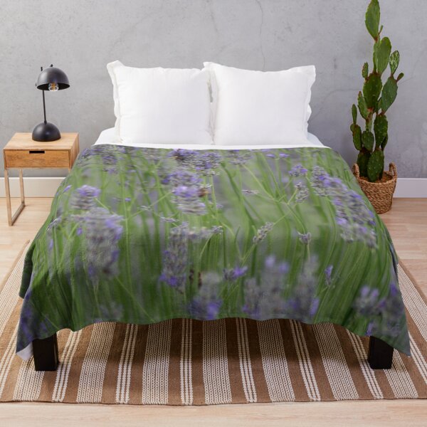 Item preview, A Blur Of Beautiful Lavender Flowers Photograph designed and sold by taiche.