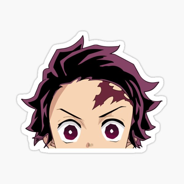 Aperçu de l'œuvre Coup d'œil Tanjirou créée et vendue par OtakuBoiz.