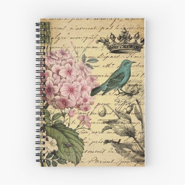 Item preview, cottagecore vintage paris hydrangea floral botanical art designed and sold by LEILA ART SPACE.
