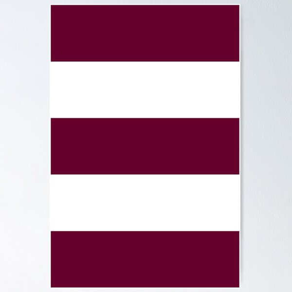 Burgundy and Grey Horizontal Stripes | Leggings