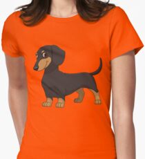 Dachshund T Shirt Women's Fitted T-Shirt