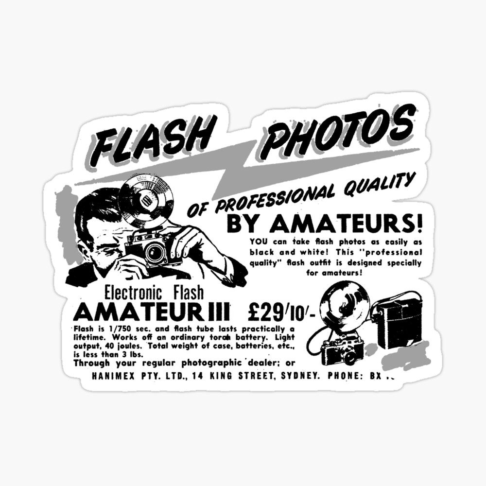 CAMERA FLASH - ADVERT