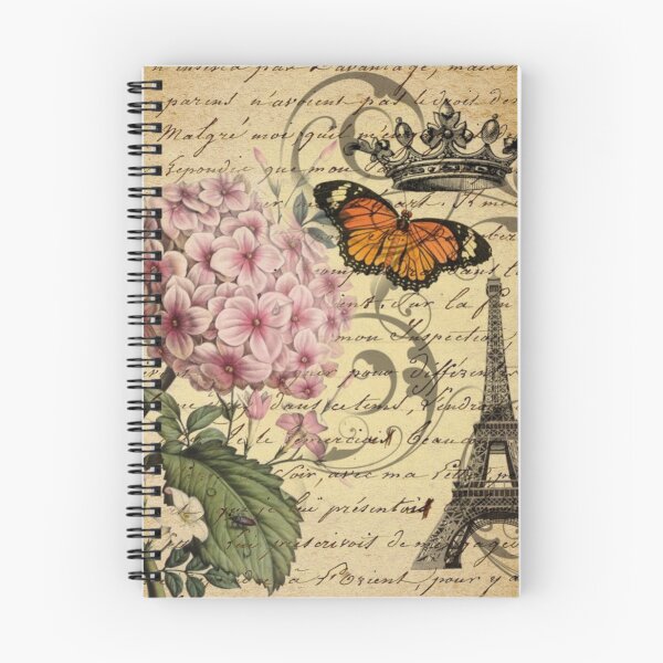 Item preview, cottagecore vintage paris hydrangea floral botanical art  designed and sold by LEILA ART SPACE.