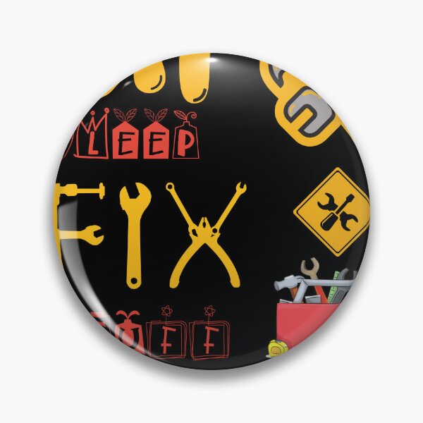 Item preview, eat sleep fix stuff repeat designed and sold by Babytopia.