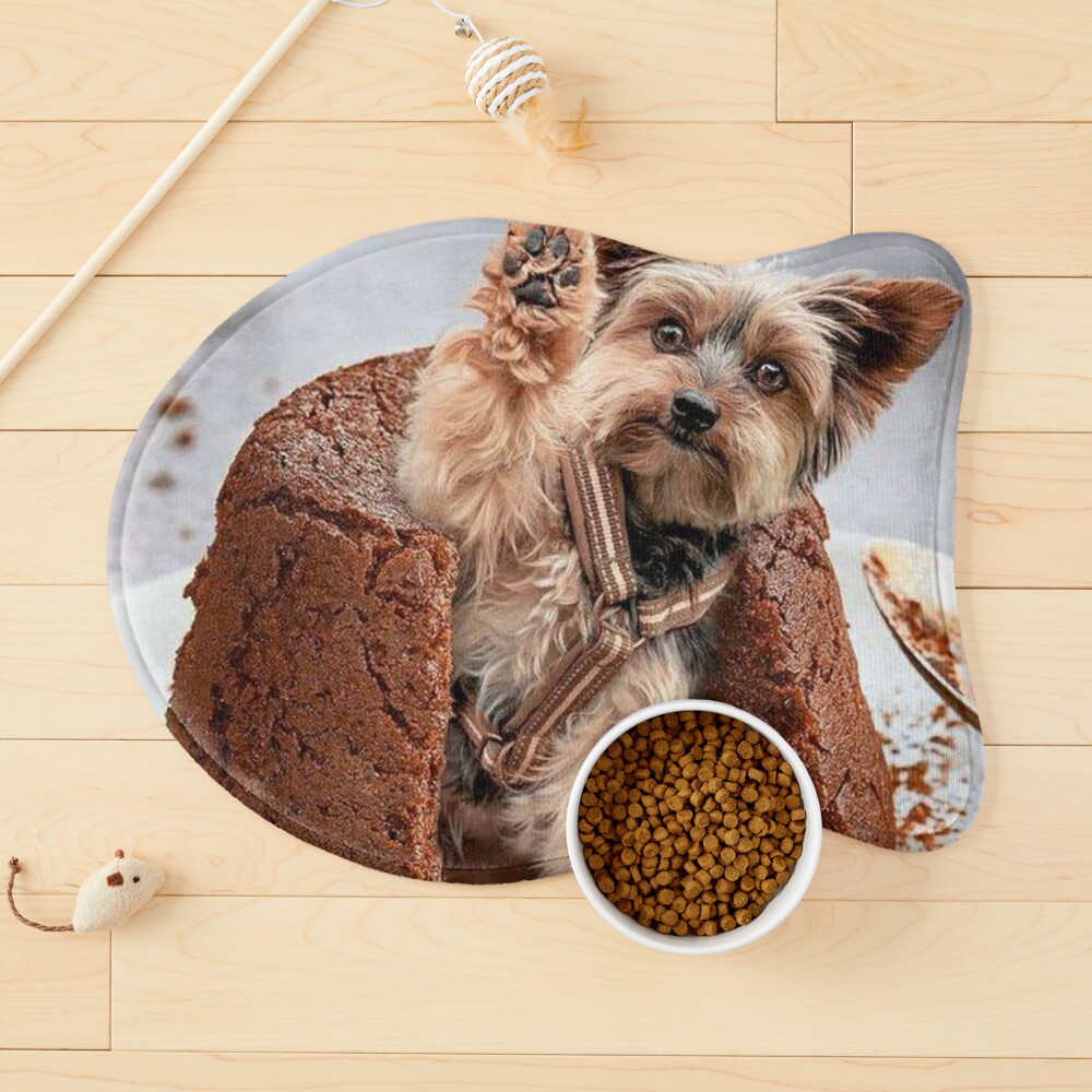 Yorkshire Terrier dog (flat fondant) - Empire Cake