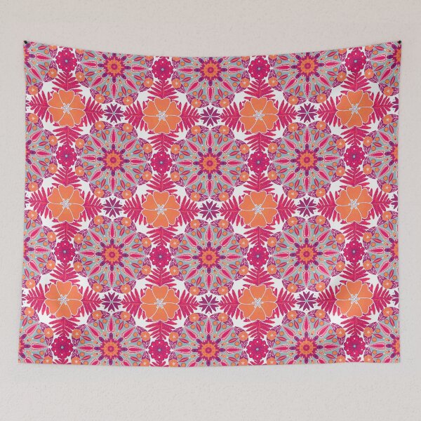 Item preview, Exotic mandala floral seamless pattern designed and sold by AleFairyland.