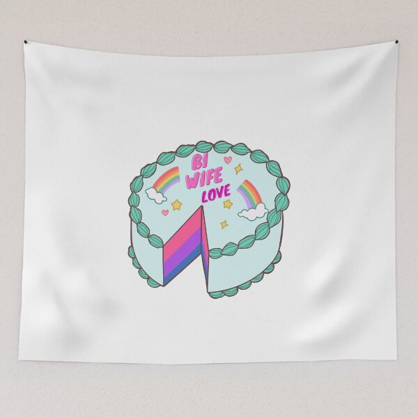 Item preview, Cake Bi wife energy. Girl power, bisexual flag star designed and sold by T-Look.