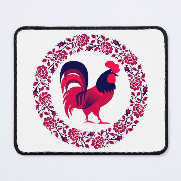 Item preview, Rooster Blossom designed and sold by Maryna Riabko.