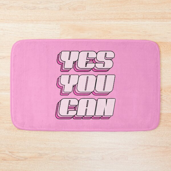 Item preview, YES YOU CAN pink designed and sold by MadeByBeata.